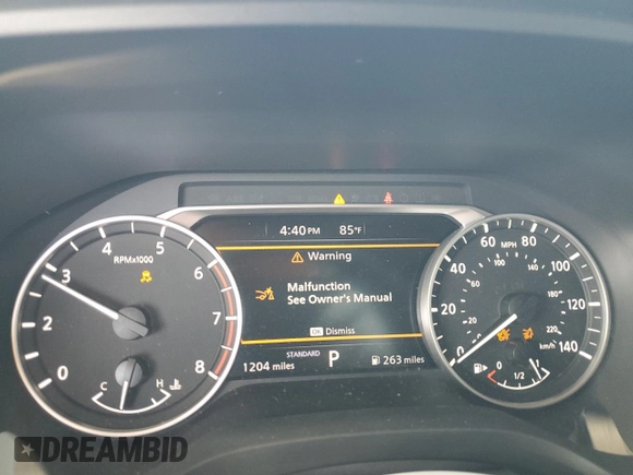 2025 Nissan Rogue SV with VIN 5N1BT3BA3SC826958, listed as a Copart auction lot 54581915 with 1,204 mi miles and Clean Title. Bid and sale history available at DreamBid. Image 9.