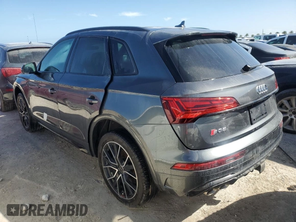 2023 Audi SQ5 Premium Plus with VIN WA1B4AFY6P2081837, listed as a Copart auction lot 68822494 with 20,398 mi miles and Salvage Title. Bid and sale history available at carsss.com. Image 2.