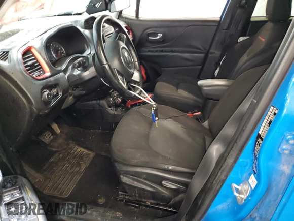 2015 Jeep Renegade Trailhawk with VIN ZACCJBCT0FPB74673, listed as a Copart auction lot 63626295 with 152,146 mi miles and Salvage title. Bid and sale history available at DreamBid. Image 7.