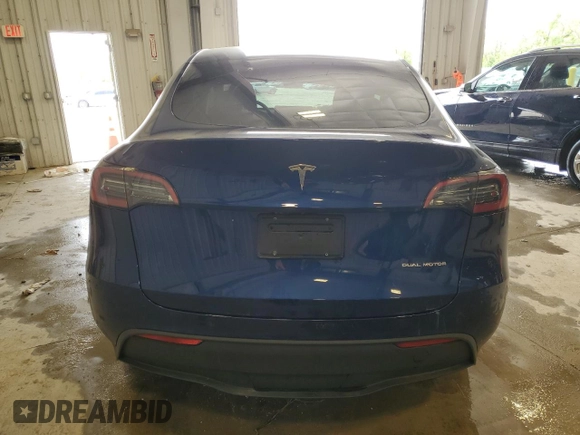 2024 Tesla Model Y Long Range с VIN 7SAYGDEE8RA270862, выставлен на аукционе Copart как лот 58099875 с пробегом 24 856 миль миль и На запчасти • Non repairable. История ставок и продаж доступна на DreamBid. Изображение 6.