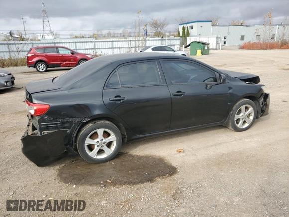 2011 Toyota Corolla L with VIN 2T1BU4EE8BC746794, listed as a Copart auction lot 78676134 with 207,586 mi miles and Salvage Title. Bid and sale history available at carsss.com. Image 3.