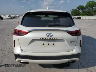 2021 Infiniti QX50 Luxe z VIN 3PCAJ5BA1MF103374, wystawiony jako Copart lot #55431485 z przebiegiem 47 923 mil mil oraz Szkody całkowita. Historia ofert i sprzedaży dostępna na DreamBid. Obrazek 6.