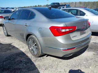 2014 Kia Cadenza Premium with VIN KNALN4D73E5146848, listed as a IAAI auction lot 41606043 with NaN miles. Bid and sale history available at carsss.com. Image 3.