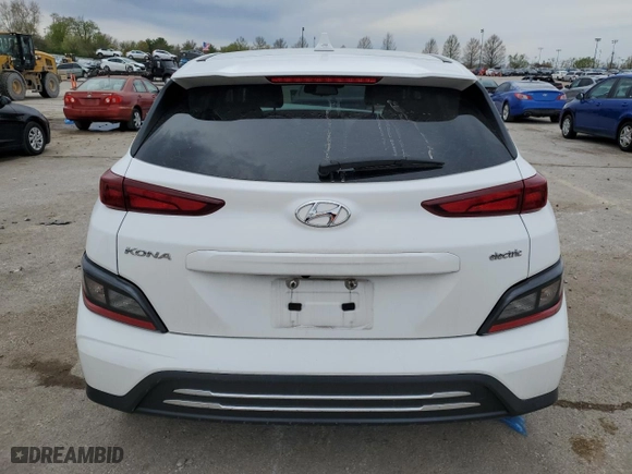 2023 Hyundai Kona Electric SE with VIN KM8K23AG3PU187071, listed as a Copart auction lot 52254685 with 0 mi miles and Non Repairable. Bid and sale history available at carsss.com. Image 6.