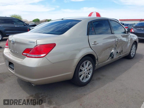 2005 Toyota Avalon XL with VIN 4T1BK36B65U002604, listed as a IAAI auction lot 42085542 with 199,151 mi miles and . Bid and sale history available at DreamBid. Image 4.