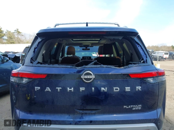 2023 Nissan Pathfinder Platinum с VIN 5N1DR3DK2PC237839, выставлен на аукционе IAAI как лот 41800209 с пробегом 21 446 миль миль и . История ставок и продаж доступна на DreamBid. Изображение 6.