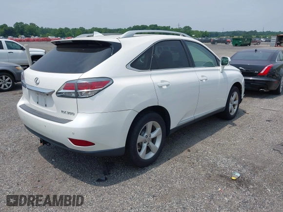 2015 Lexus RX 350 with VIN 2T2BK1BA1FC342646, listed as a IAAI auction lot 42425345 with 112,503 mi miles and . Bid and sale history available at DreamBid. Image 4.