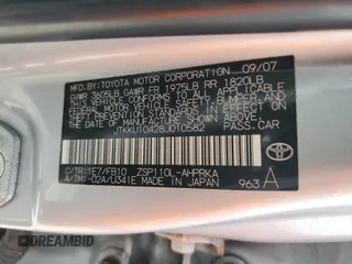 2008 Scion xD z VIN JTKKU10428J010582, wystawiony jako Copart lot #56474505 z przebiegiem 124 005 mil mil oraz Tytuł czysty. Historia ofert i sprzedaży dostępna na DreamBid. Obrazek 12.