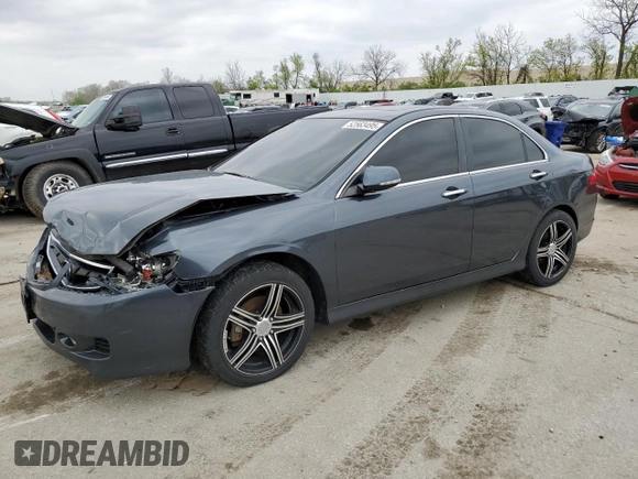 2006 Acura TSX z VIN JH4CL95816C037958, wystawiony jako Copart lot #52563495 z przebiegiem 234 410 mil mil oraz Szkoda całkowita • Salvage title. Historia ofert i sprzedaży dostępna na DreamBid. Obrazek 1.
