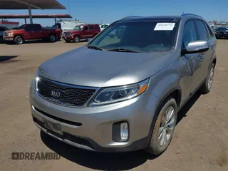 2014 Kia Sorento EX with VIN 5XYKUDA72EG543707, listed as a IAAI auction lot 42045776 with 83,700 mi miles. Bid and sale history available at carsss.com. Image 6.