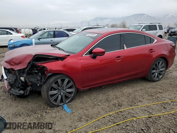 2019 Mazda 6 Grand Touring with VIN JM1GL1TYXK1502217, listed as a Copart auction lot 85210494 with 69,583 mi miles and Salvage Title. Bid and sale history available at carsss.com. Image 1.