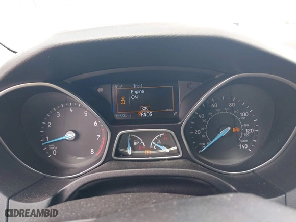 2015 Ford Focus Titanium with VIN 1FADP3N27FL228549, listed as a IAAI auction lot 41912941 with 69,025 mi miles. Bid and sale history available at carsss.com. Image 7.