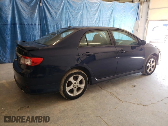 2011 Toyota Corolla L with VIN 2T1BU4EE6BC628484, listed as a Copart auction lot 48732195 with 166,147 mi miles and Clean Title. Bid and sale history available at carsss.com. Image 3.
