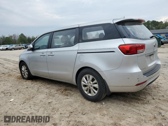 2015 Kia Sedona L with VIN KNDMA5C13F6023455, listed as a Copart auction lot 45580205 with 187,647 mi miles and Clean Title. Bid and sale history available at carsss.com. Image 2.