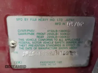 2003 Subaru Forester X z VIN JF1SG63623H708799, wystawiony jako Copart lot #60205135 z przebiegiem 294 969 mil mil oraz Szkoda całkowita • Salvage title. Historia ofert i sprzedaży dostępna na DreamBid. Obrazek 13.