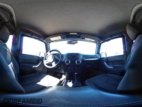 2017 Jeep Wrangler Unlimited Sahara with VIN 1C4BJWEG4HL605843, listed as a IAAI auction lot 41883085 with 93,752 mi miles. Bid and sale history available at carsss.com. Image 24.