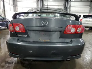 2005 Mazda 6 Sport S with VIN 1YVHP80D955M66983, listed as a Copart auction lot 46175065 with 182,039 mi miles and Salvage Title. Bid and sale history available at DreamBid. Image 6.