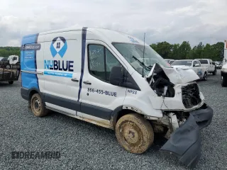 2018 Ford Transit with VIN 1FTYE1CM6JKA35821, listed as a Copart auction lot 53590534 with 82,324 mi miles and Salvage Title. Bid and sale history available at DreamBid. Image 4.