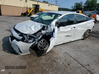 2021 Toyota Prius L Eco with VIN JTDKAMFU7M3147184, listed as a Copart auction lot 65115345 with Not provided miles and Non repairable. Bid and sale history available at DreamBid. Image 1.