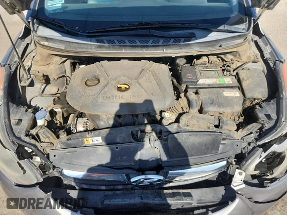 2013 Hyundai Elantra GLS z VIN KMHDH4AE3DU731009, wystawiony jako Copart lot #58668335 z przebiegiem 213 093 mil mil oraz Szkoda całkowita • Salvage title. Historia ofert i sprzedaży dostępna na DreamBid. Obrazek 11.