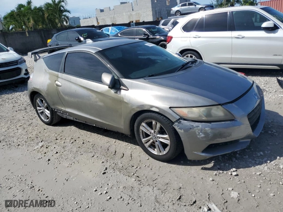 2011 Honda CR-Z with VIN JHMZF1D44BS007323, listed as a Copart auction lot 75694284 with 217,634 mi miles and Clean Title. Bid and sale history available at carsss.com. Image 4.