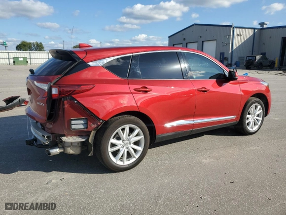2020 Acura RDX with VIN 5J8TC1H38LL016976, listed as a Copart auction lot 74579114 with 71,195 mi miles and Salvage Title. Bid and sale history available at carsss.com. Image 3.