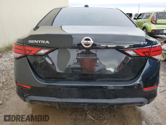 2021 Nissan Sentra SV with VIN 3N1AB8CV8MY239136, listed as a Copart auction lot 84278844 with 36,440 mi miles and Salvage Title. Bid and sale history available at DreamBid. Image 6.