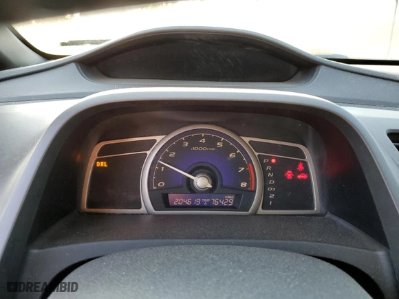 2008 Honda Civic Sdn EX-L with VIN 1HGFA16928L060750, listed as a Copart auction lot 47955235 with 204,619 mi miles and Salvage Title. Bid and sale history available at carsss.com. Image 9.