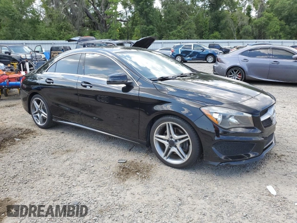 2014 Mercedes-Benz CLA 250 with VIN WDDSJ4EB3EN107292, listed as a Copart auction lot 55824935 with 141,865 mi miles and Salvage title. Bid and sale history available at DreamBid. Image 4.