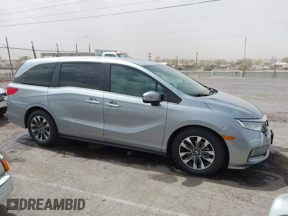 2024 Honda Odyssey EX-L with VIN 5FNRL6H67RB046630, listed as a IAAI auction lot 41933690 with 35,880 mi miles and . Bid and sale history available at DreamBid. Image 13.
