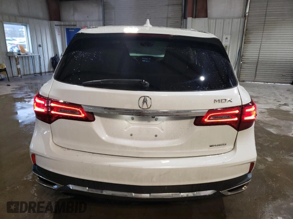 2019 Acura MDX with VIN 5J8YD4H33KL033624, listed as a Copart auction lot 43634645 with 41,310 mi miles and Salvage Title. Bid and sale history available at carsss.com. Image 6.