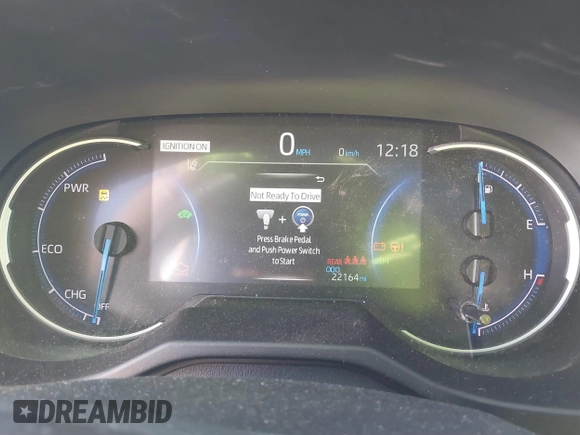 2021 Toyota RAV4 Hybrid XSE with VIN 4T3E6RFV1MU057532, listed as a IAAI auction lot 41713474 with 22,164 mi miles. Bid and sale history available at carsss.com. Image 7.
