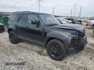 2022 Land Rover Defender SE with VIN SALEP7RU6N2106733, listed as a Copart auction lot 43371445 with 41,667 mi miles and Salvage title. Bid and sale history available at DreamBid. Image 4.