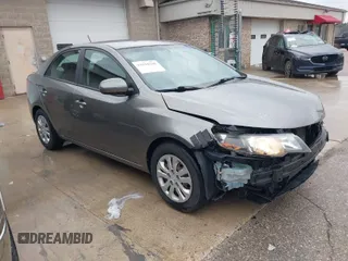 2012 Kia Forte EX with VIN KNAFU4A20C5488859, listed as a IAAI auction lot 41910105 with 144,573 mi miles. Bid and sale history available at carsss.com. Image 1.