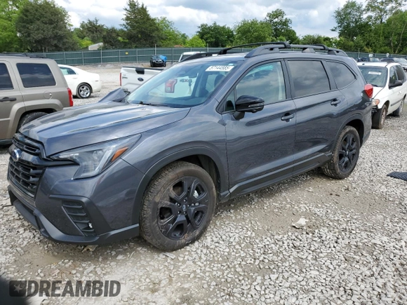 2023 Subaru Ascent Onyx Limited z VIN 4S4WMAKDXP3417375, wystawiony jako Copart lot #57144585 z przebiegiem 58 988 mil mil oraz Szkoda całkowita • Salvage title. Historia ofert i sprzedaży dostępna na DreamBid. Obrazek 1.