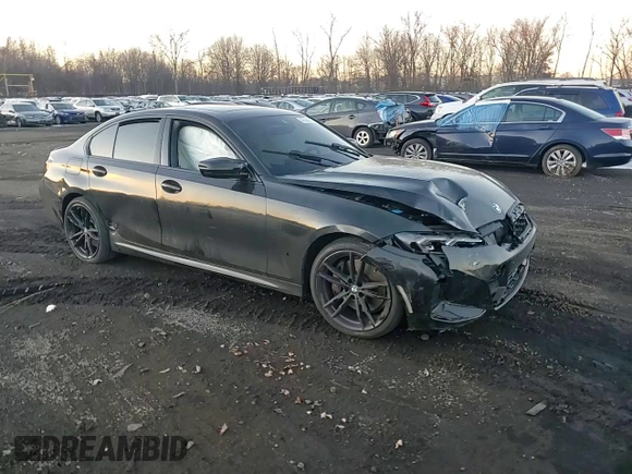 2024 BMW 3 Series M340i xDrive with VIN 3MW49FF06R8E26745, listed as a Copart auction lot 86563564 with 21,327 mi miles and Salvage Title. Bid and sale history available at carsss.com. Image 11.