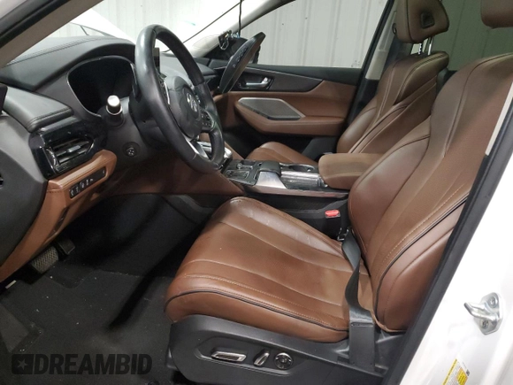 2022 Acura MDX Advance z VIN 5J8YE1H89NL040444, wystawiony jako Copart lot #53535545 z przebiegiem Nie podano mil oraz Szkoda całkowita • Salvage title. Historia ofert i sprzedaży dostępna na DreamBid. Obrazek 7.