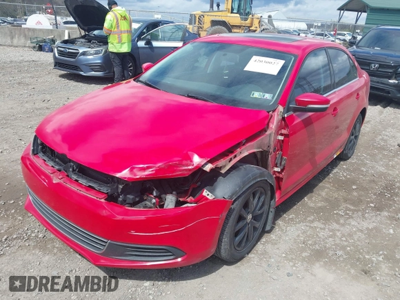 2014 Volkswagen Jetta Sedan SE w/Connectivity/Sunroof PZEV with VIN 3VWD17AJ1EM444066, listed as a IAAI auction lot 42030027 with 109,598 mi miles. Bid and sale history available at carsss.com. Image 6.