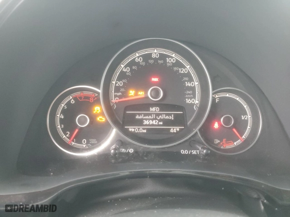 2019 Volkswagen Beetle S with VIN 3VWFD7AT5KM713232, listed as a Copart auction lot 85646194 with 36,942 mi miles and Salvage Title. Bid and sale history available at carsss.com. Image 9.