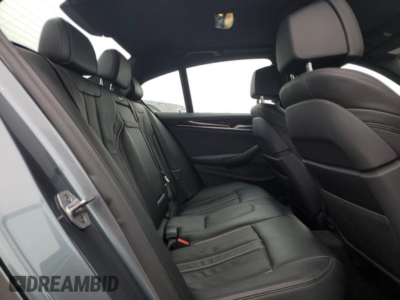 2019 BMW 5 Series 530e xDrive with VIN WBAJB1C56KB375312, listed as a Copart auction lot 52709125 with 63,422 mi miles and Salvage title. Bid and sale history available at DreamBid. Image 10.