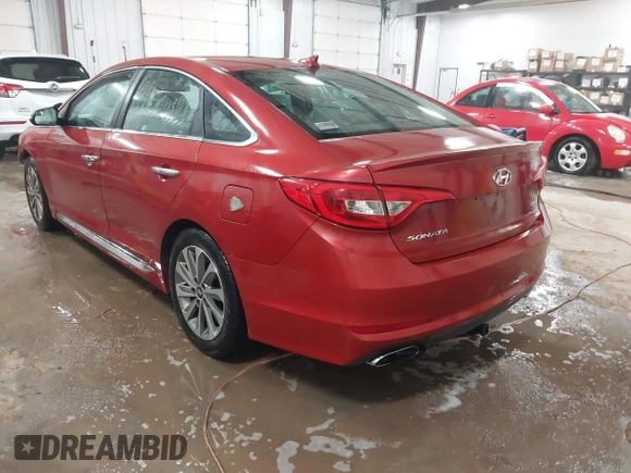 2017 Hyundai Sonata Sport with VIN 5NPE34AF7HH513901, listed as a IAAI auction lot 41556687 with 108,696 mi miles and . Bid and sale history available at DreamBid. Image 3.