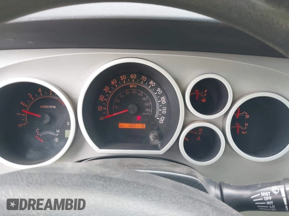 2007 Toyota Tundra SR5 with VIN 5TBDV54117S479855, listed as a IAAI auction lot 41792991 with 180,115 mi miles. Bid and sale history available at carsss.com. Image 7.