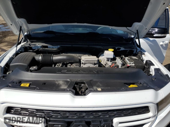 2022 Ram 1500 Big Horn with VIN 1C6SRFFT1NN320531, listed as a Copart auction lot 57347105 with 19,683 mi miles and Clean title. Bid and sale history available at DreamBid. Image 11.