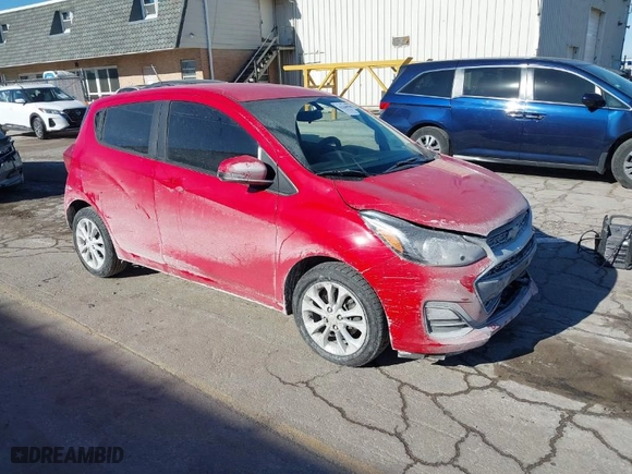 2019 Chevrolet Spark LT with VIN KL8CD6SA4KC702486, listed as a IAAI auction lot 41445787 with 52,354 mi miles. Bid and sale history available at carsss.com. Image 1.