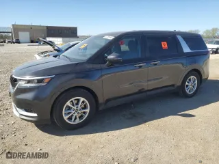 2024 Kia Carnival LX with VIN KNDNB4H33R6315598, listed as a Copart auction lot 50732584 with 22,099 mi miles and Non Repairable. Bid and sale history available at carsss.com. Image 1.