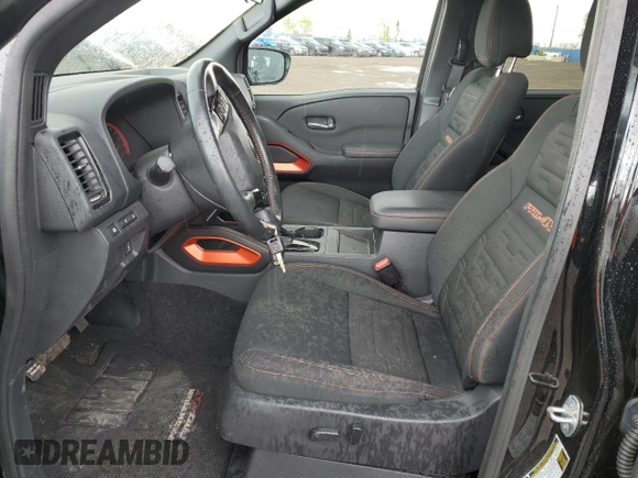 2022 Nissan Frontier S with VIN 1N6ED1EKXNN678630, listed as a Copart auction lot 58047445 with 64,460 mi miles and Salvage title. Bid and sale history available at DreamBid. Image 7.