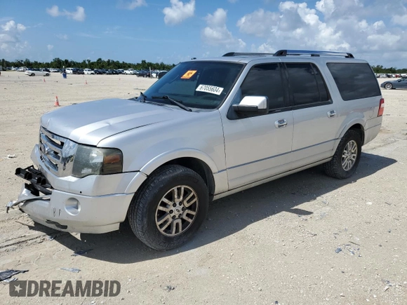 2013 Ford Expedition Max Limited with VIN 1FMJK1K56DEF54838, listed as a Copart auction lot 67055604 with 146,879 mi miles and Salvage title. Bid and sale history available at DreamBid. Image 1.
