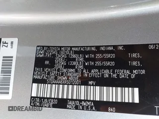 2024 Lexus TX 350 with VIN 5TDAAAA6XRS012001, listed as a IAAI auction lot 41920283 with 742 mi miles and . Bid and sale history available at DreamBid. Image 8.