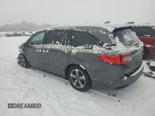2020 Honda Odyssey EX-L z VIN 5FNRL6H60LB504967, wystawiony jako Copart lot #42021525 z przebiegiem Nie podano mil oraz Szkoda całkowita • Salvage title. Historia ofert i sprzedaży dostępna na DreamBid. Obrazek 2.