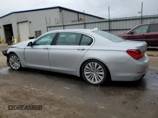 2015 BMW 7 Series 740Li with VIN WBAYE4C55FD947438, listed as a Copart auction lot 78046534 with Not Provided miles and Salvage Title. Bid and sale history available at DreamBid. Image 2.
